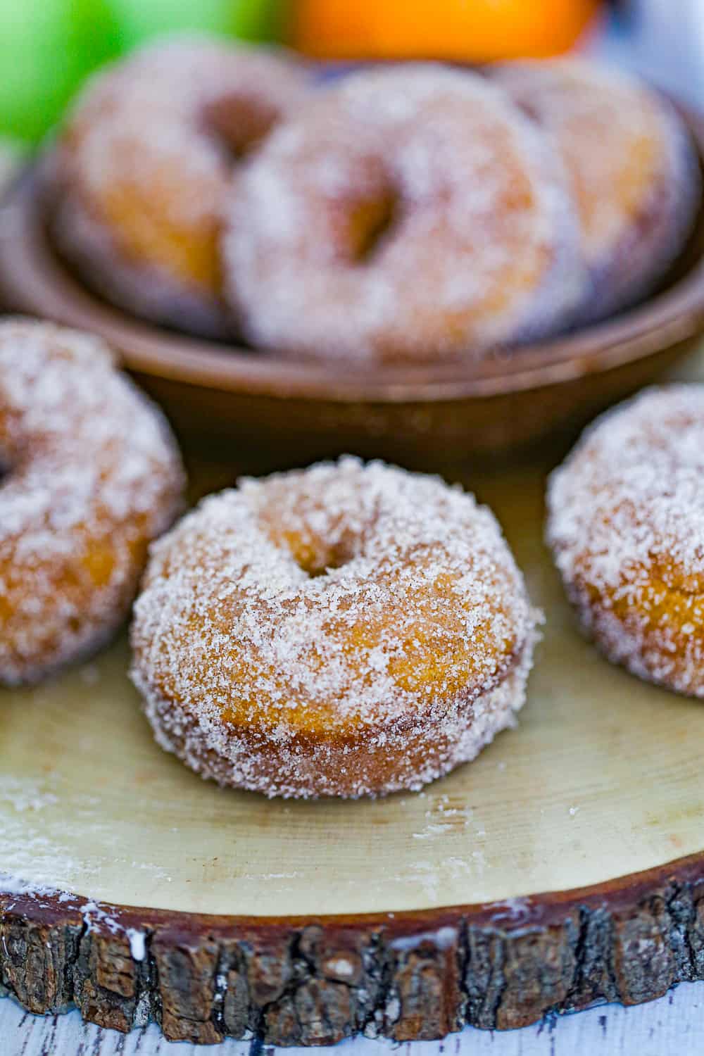baked pumpkin cake donuts 