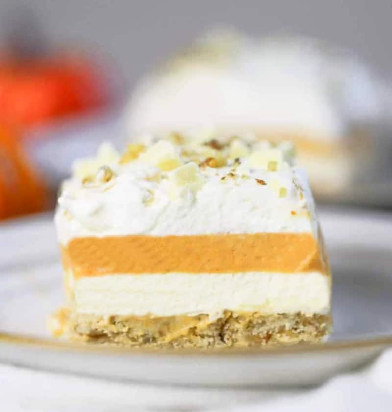 Pumpkin Lasagna Dessert