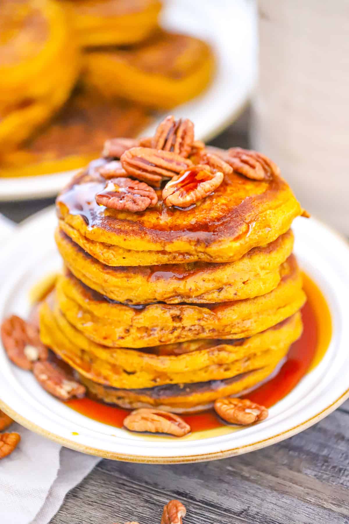 Super Fluffy Pumpkin Pancakes
