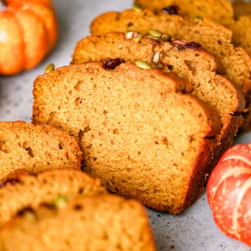 Pumpkin Greek Yogurt Bread