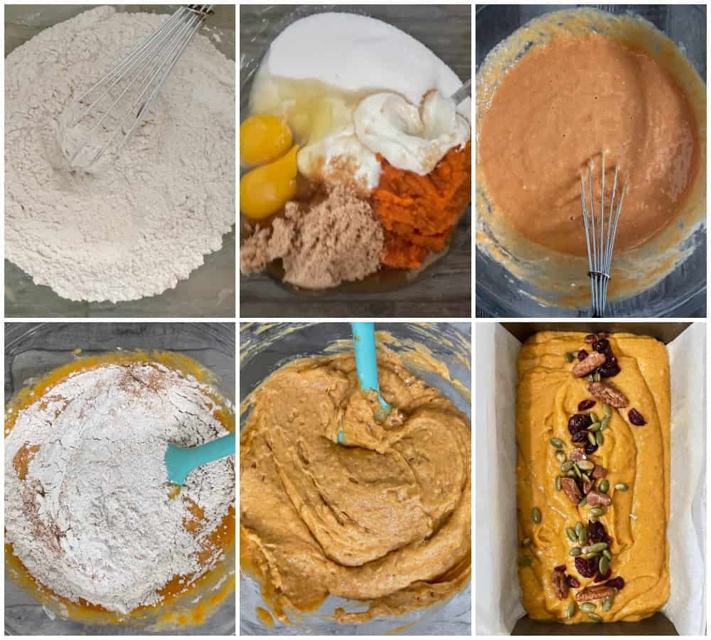 healthy Pumpkin Greek Yogurt Bread fall recipe 