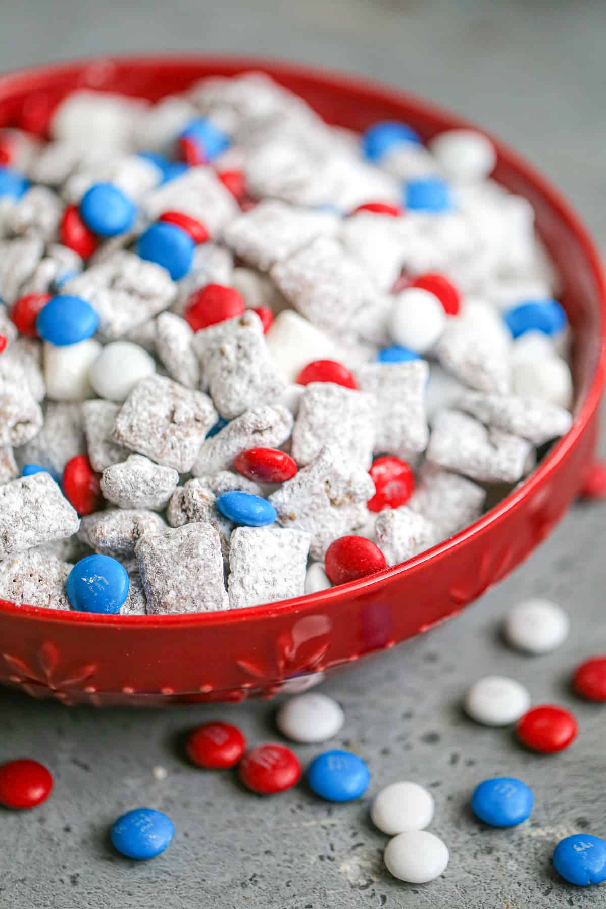 Red White & Blue Puppy Chow