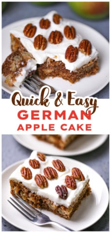 German Spiced Apple Cake
