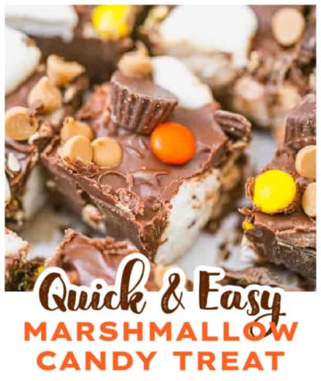 Chocolate Peanut Butter Marshmallow squares