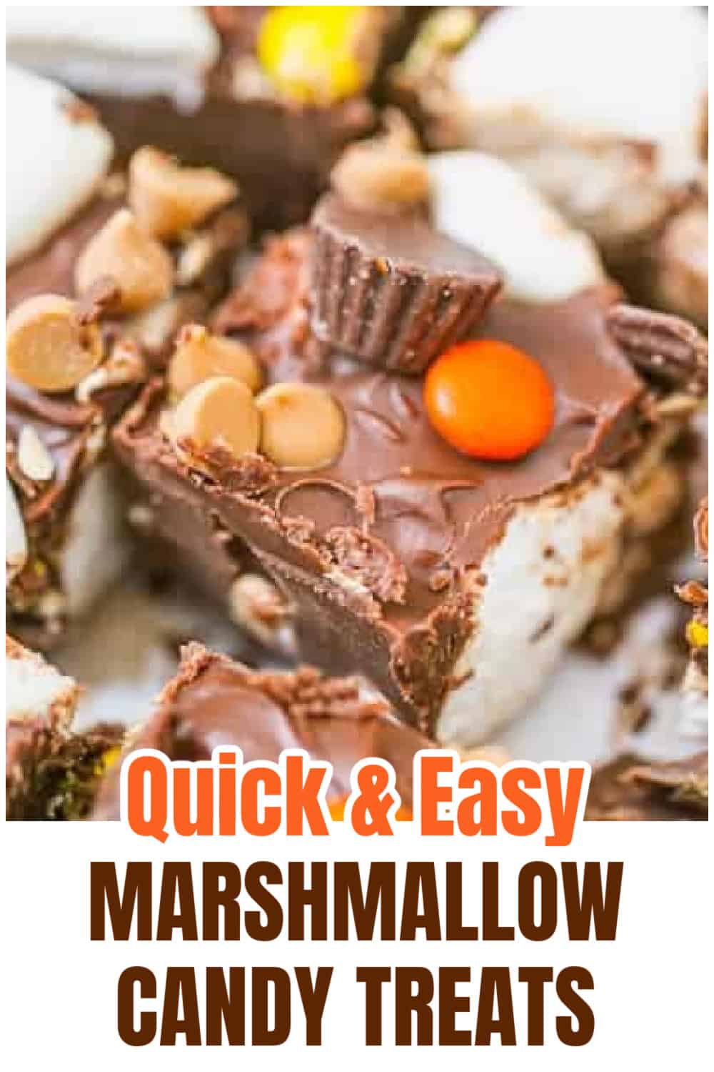 Chocolate Peanut Butter Marshmallow squares