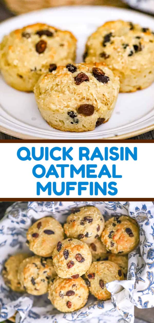 RAISIN OATMEAL MUFFINS 