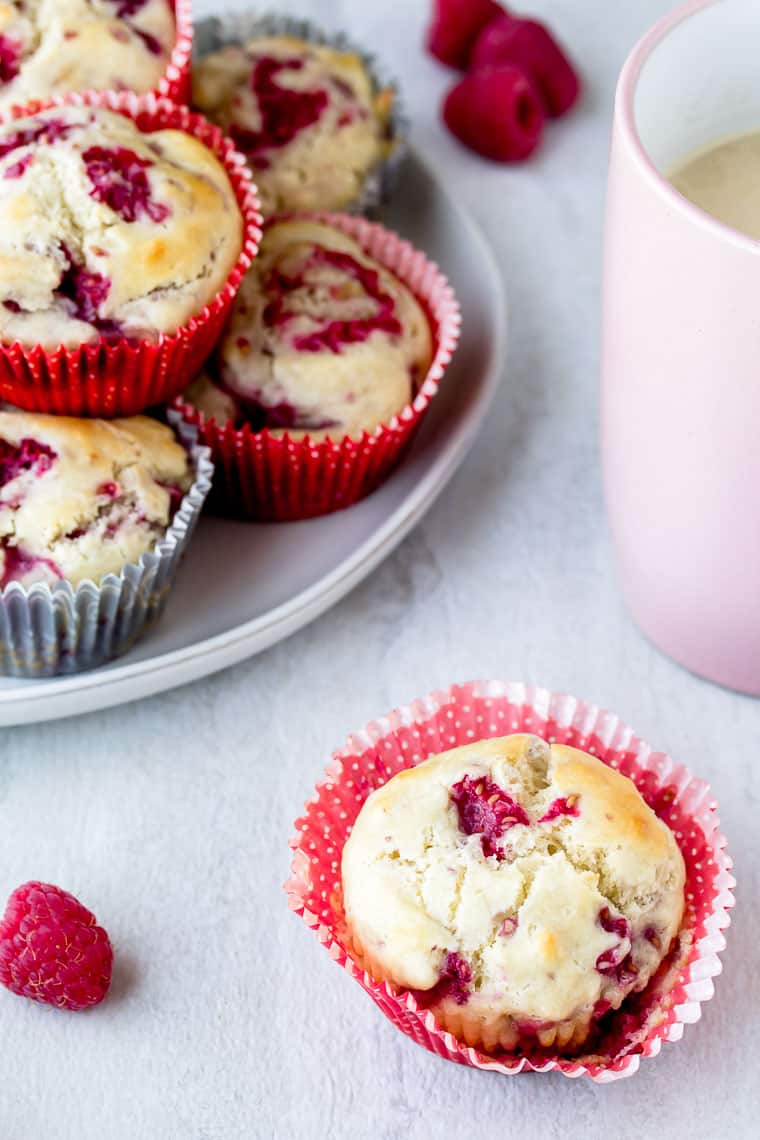 Raspberry Muffins @ Delicious Little Bites