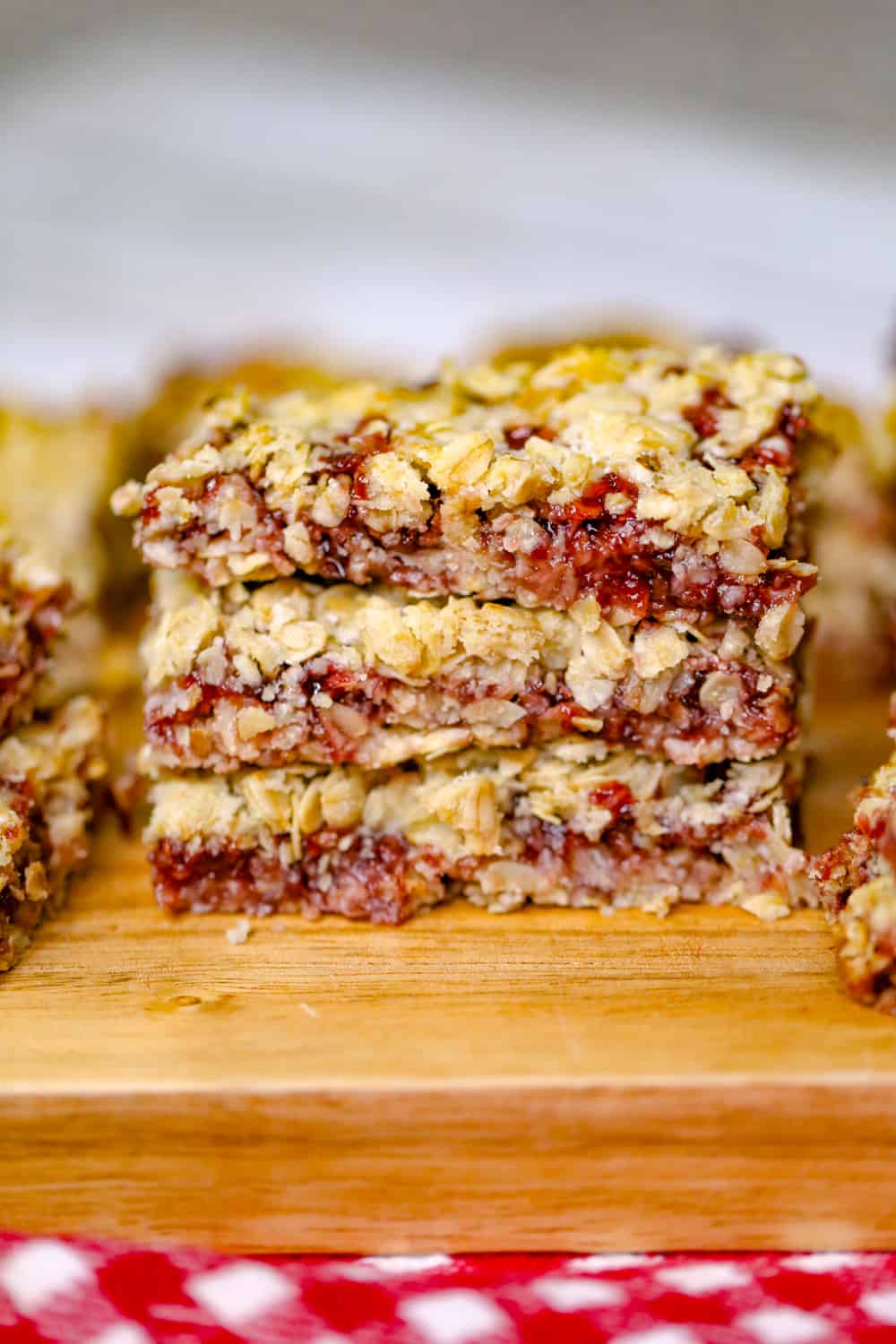 raspberry oatmeal bars healthy
