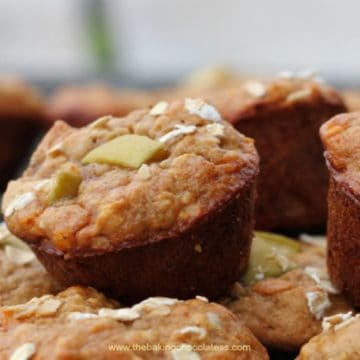 Skinny Apple Peanut Butter MIni Muffins