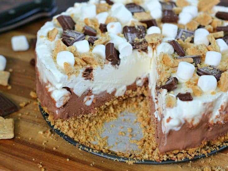 S'more Ice Cream Cake