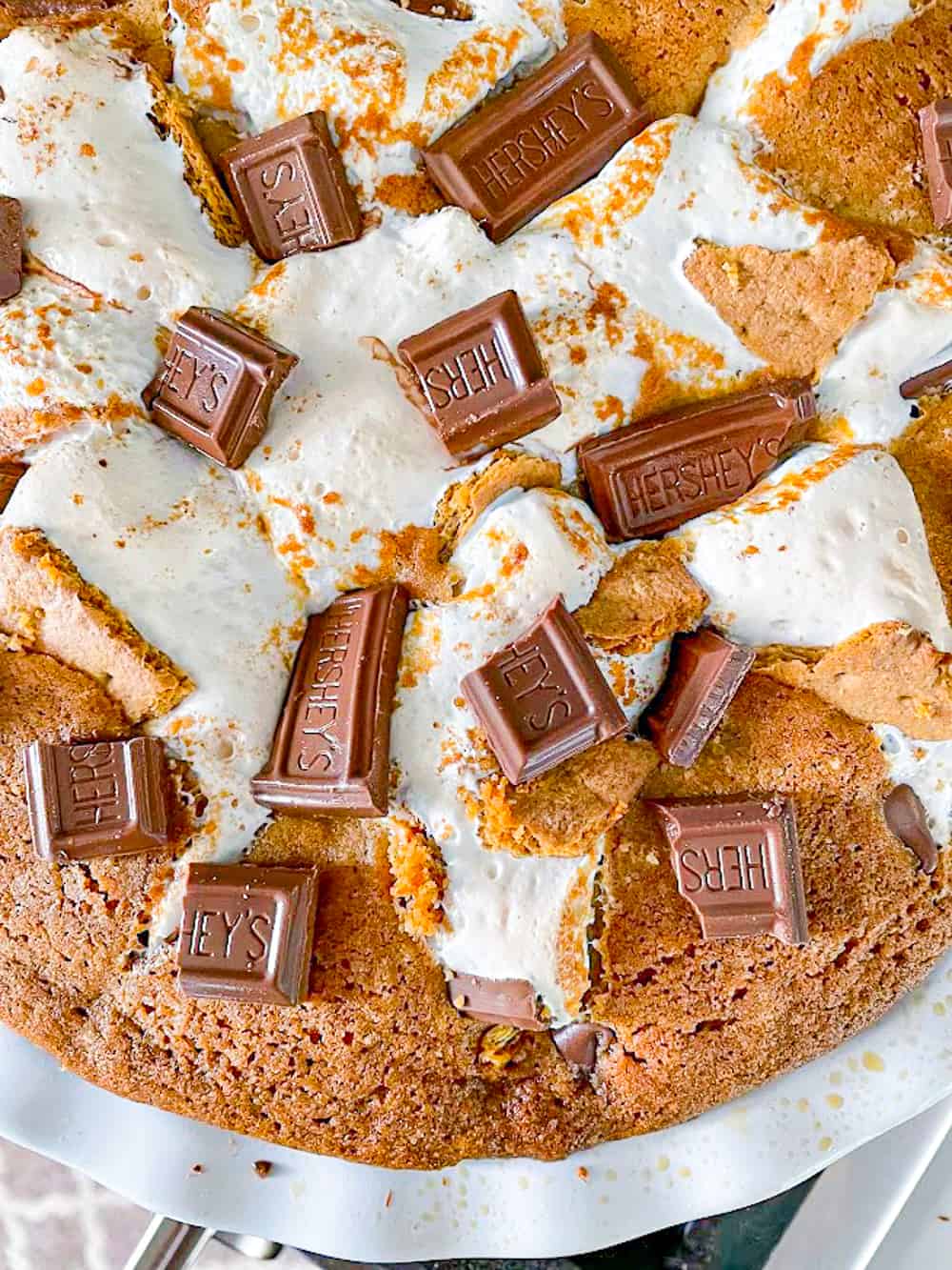 gooey s'more s'mores cookie pie recipe