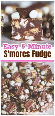 s'mores fudge