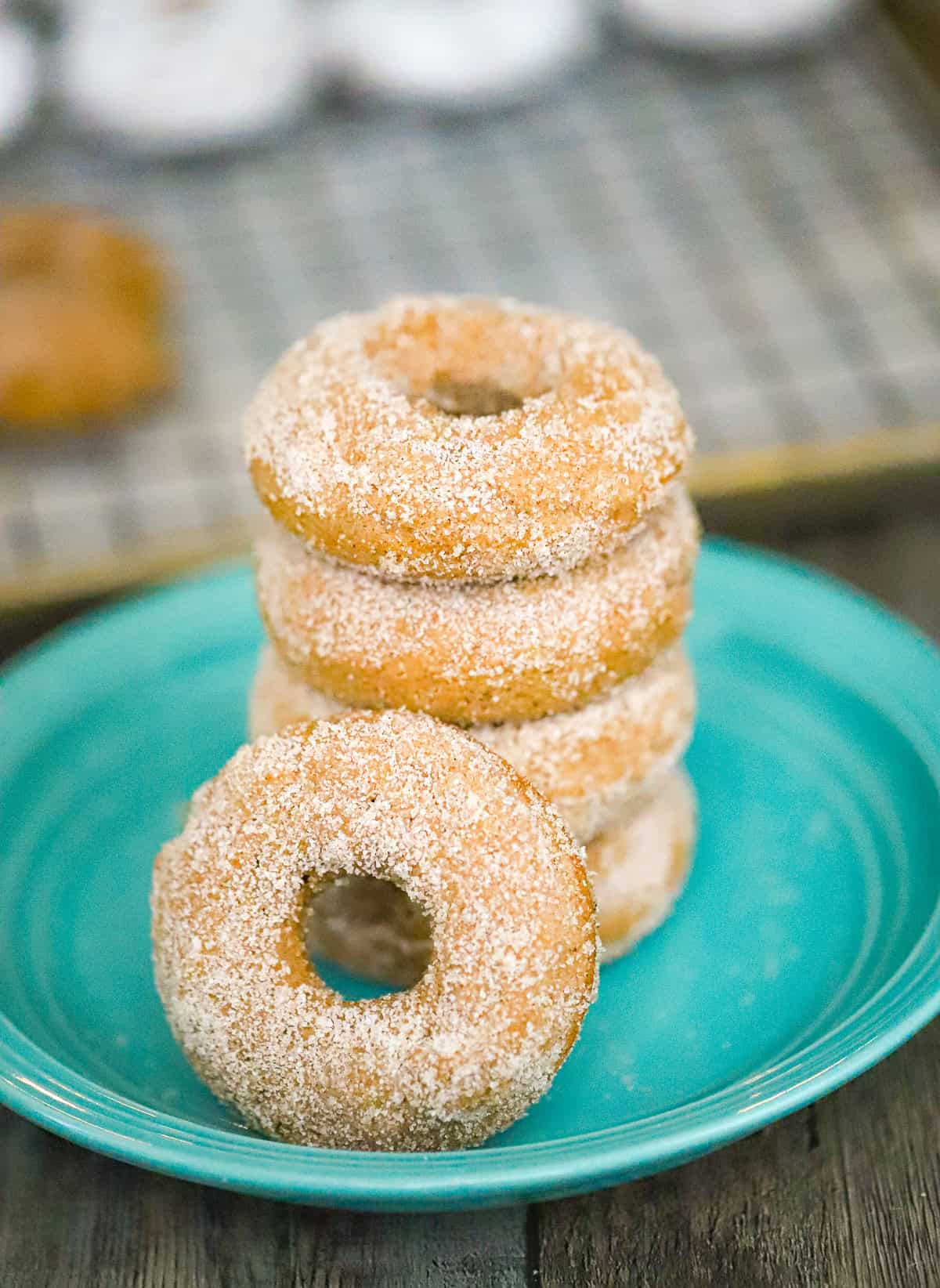 Easy 2 Ingredient Spice Cake Donuts Recipe