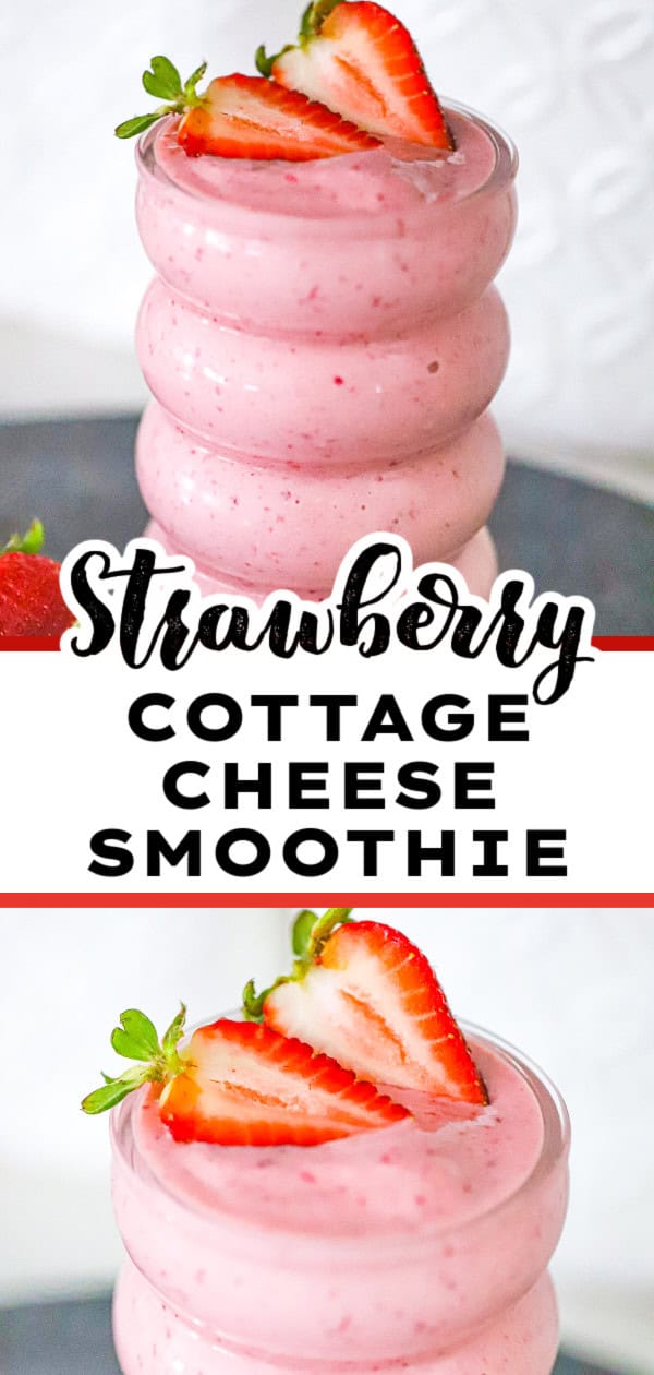 Strawberry Cottage Cheese Smoothie Recipe