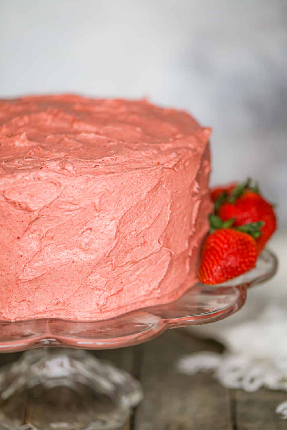 strawberry cake using cake mix
