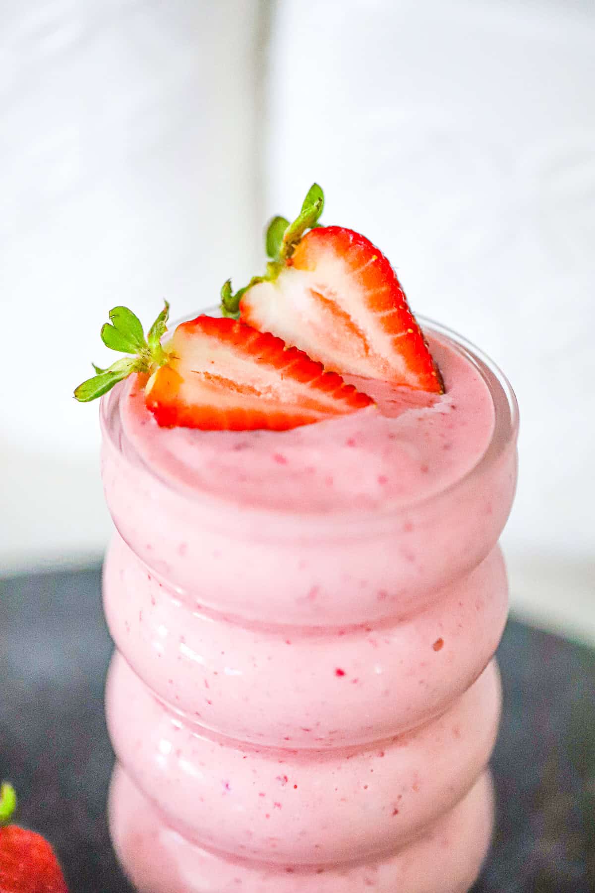 Strawberry Cottage Cheese Smoothie