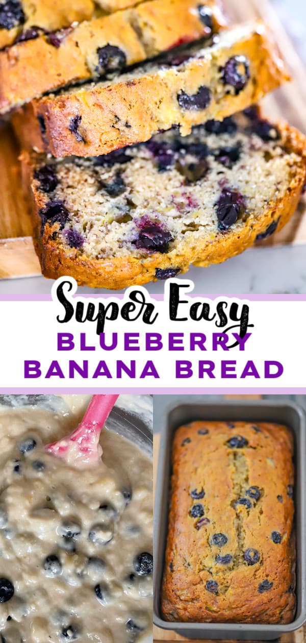 Easy Blueberry Banana Bread