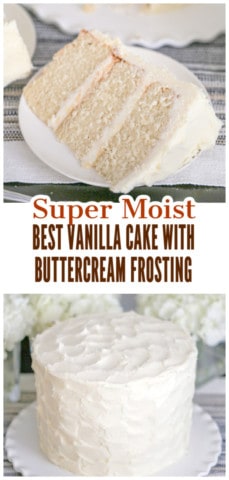 Super Moist Vanilla Cake