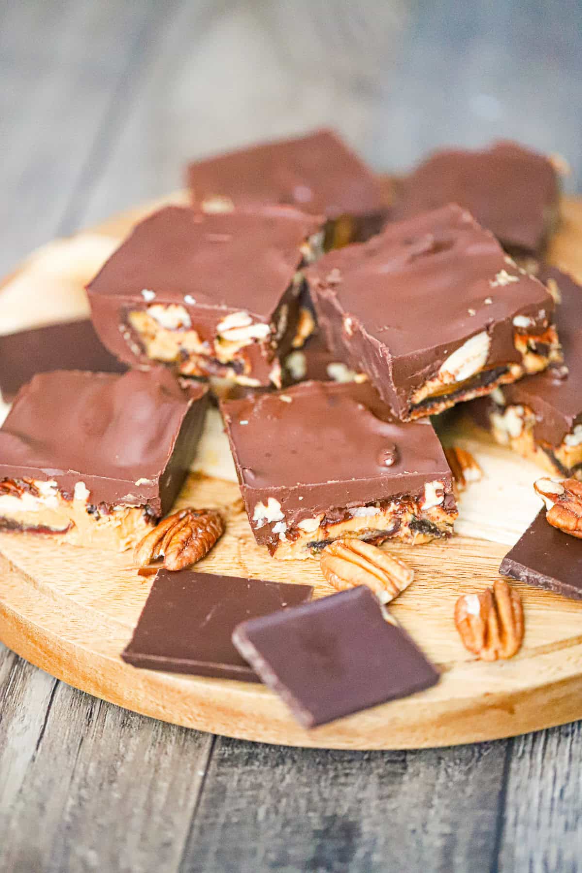 Healthy Turtle Date Bars