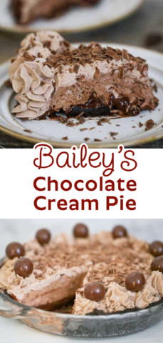 Ultimate Baileys Chocolate Cream Pie