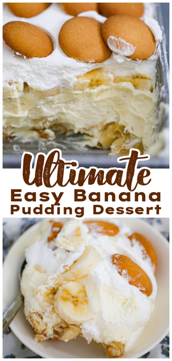 Easy Banana Layered Pudding Dessert