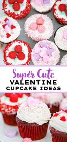 Valentine Cupcakes with Brach&rsquo;s Candies