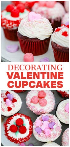 Valentine Cupcakes with Brach&rsquo;s Candies