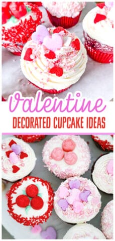 Valentine Cupcakes with Brach&rsquo;s Candies
