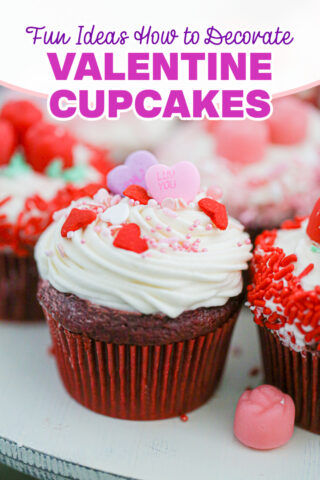 Valentine Cupcakes with Brach&rsquo;s Candies