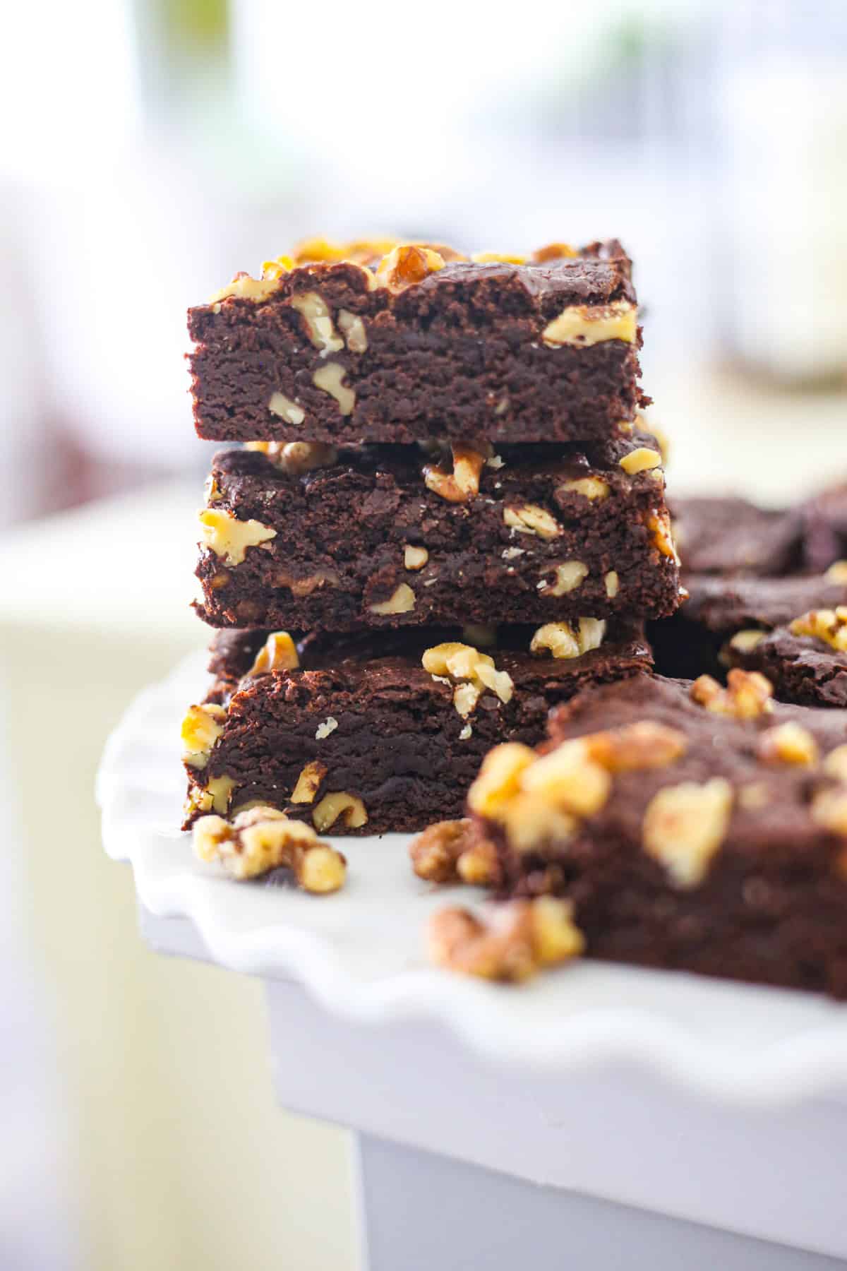 easy chunky chocolate walnut brownies recipe