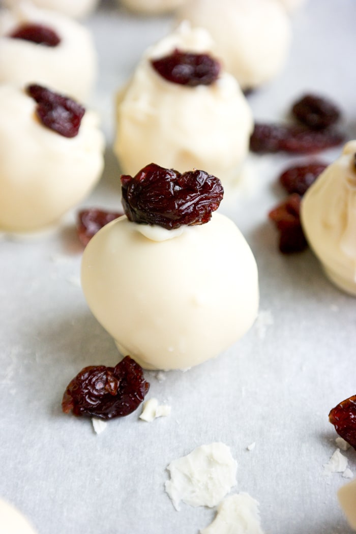 White Chocolate Cherry Truffles @ The Sugar Coated Cottage