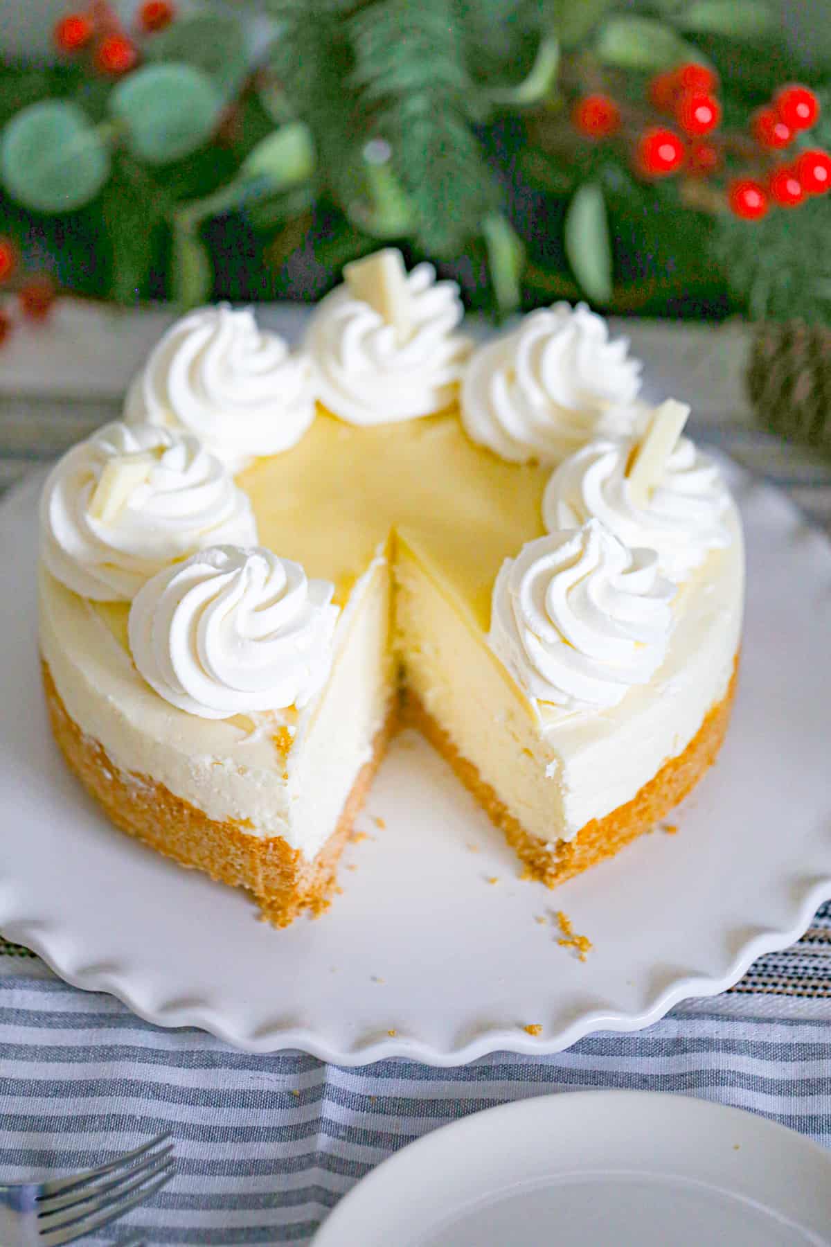 Ultimate No Bake White Chocolate Cheesecake RECIPE
