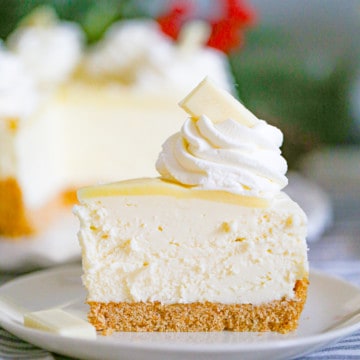 Ultimate No Bake White Chocolate Cheesecake