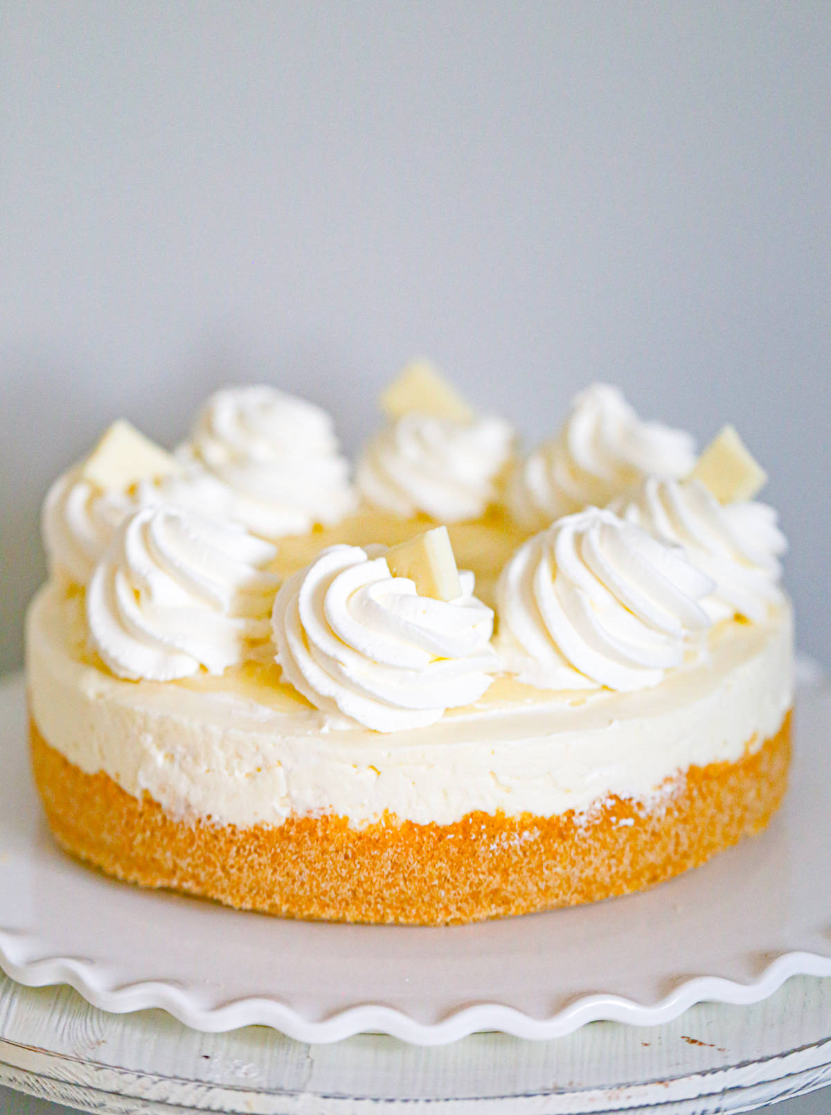 Ultimate No Bake White Chocolate Cheesecake RECIPE