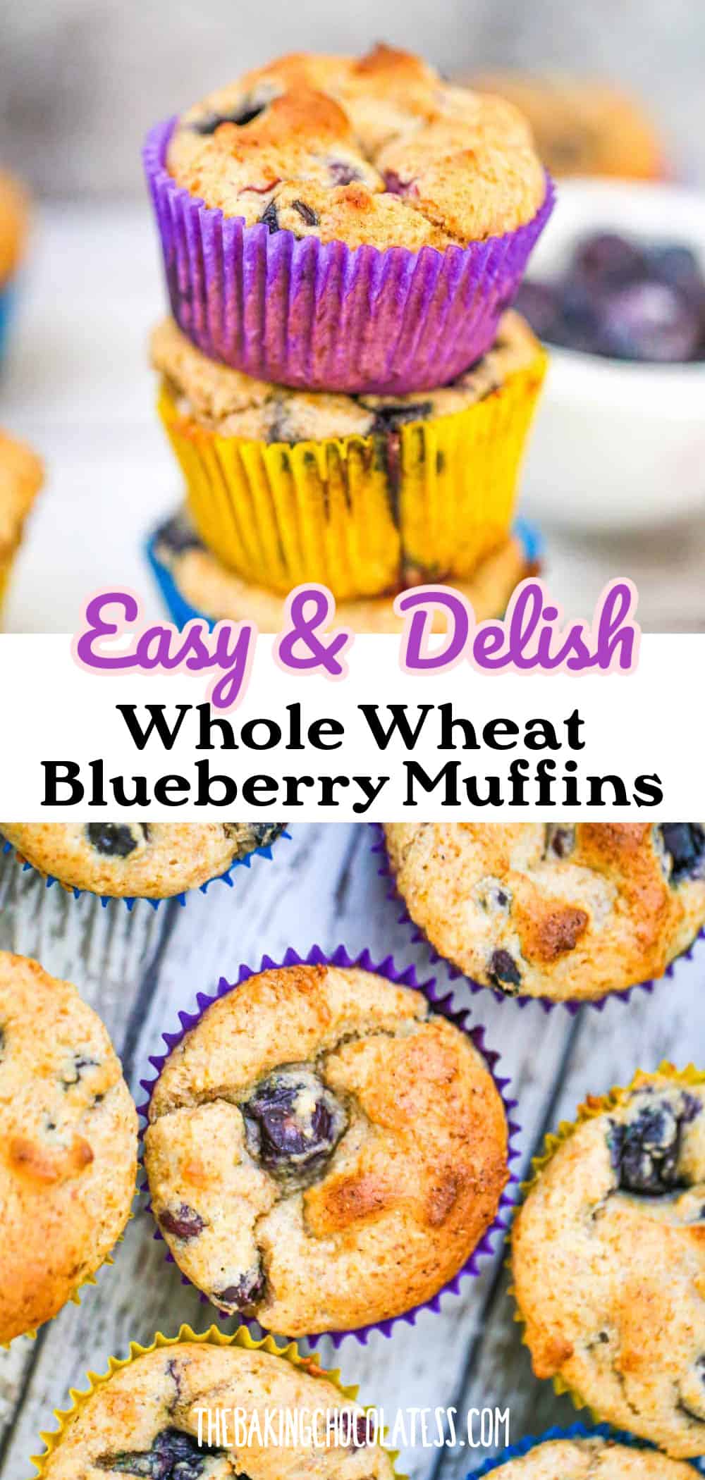 Healthy Blueberry Muffins