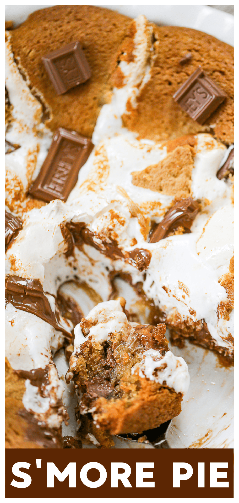 gooey s'more s'mores cookie pie recipe