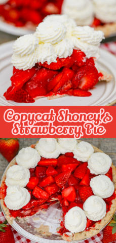 Classic Copycat Shoney&rsquo;s Strawberry Pie