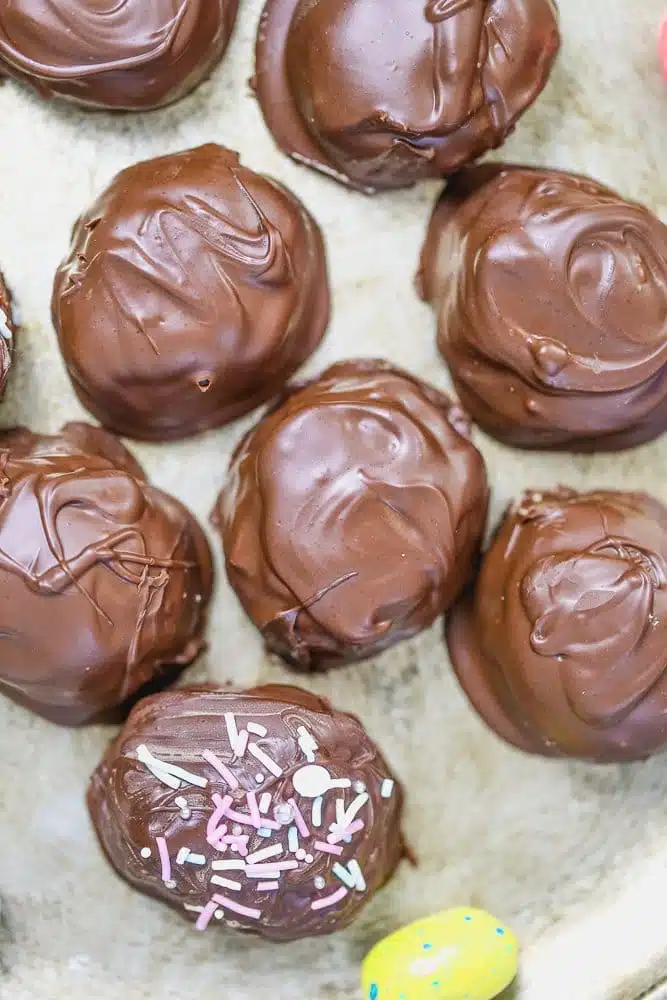 Vegan Chocolate Peanut Butter Eggs